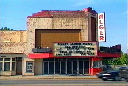 Alger Theatre - Marquee From Street (newer photo)